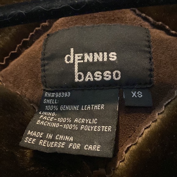 Dennis Basso leather jacket with garment bag - Picture 3 of 14